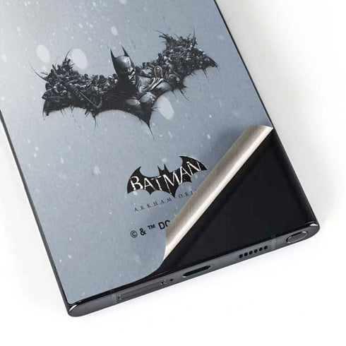 DC Comics Arkham Origins Arkham Logo Galaxy S25 Ultra Skin
